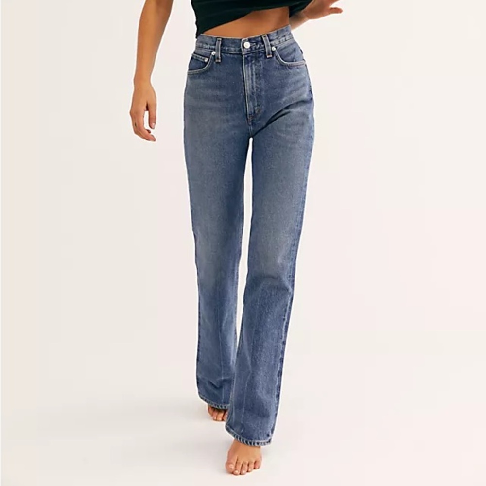 Agolde High Rise Vintage Flare Denim, Size 26